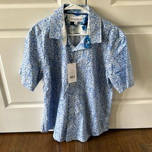 Thomas Sterling SS Button Down Shirt - Large